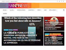 Tablet Screenshot of brand-news.it